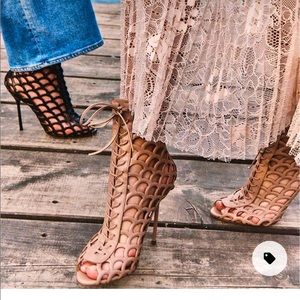 Black Sergio Rossi Mermaid Scarpe Donna Sandal
